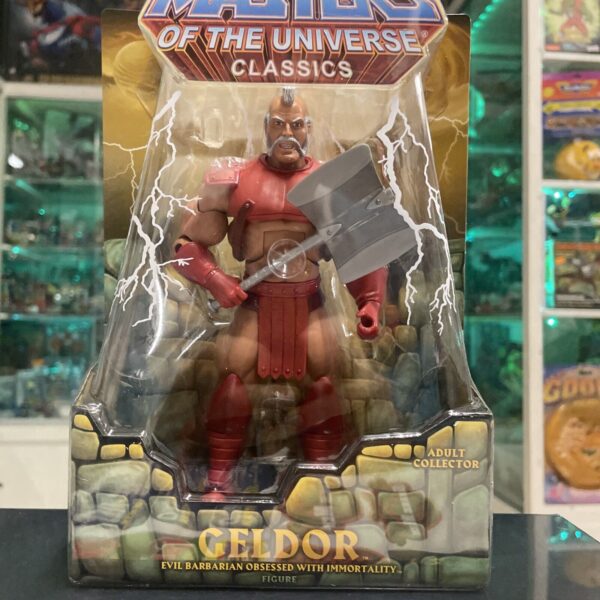 Mattel GELDOR Matticollector MOTUC Masters of the Universe Classic NUOVO - immagine 5