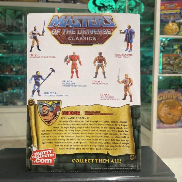 Mattel GELDOR Matticollector MOTUC Masters of the Universe Classic NUOVO - immagine 6