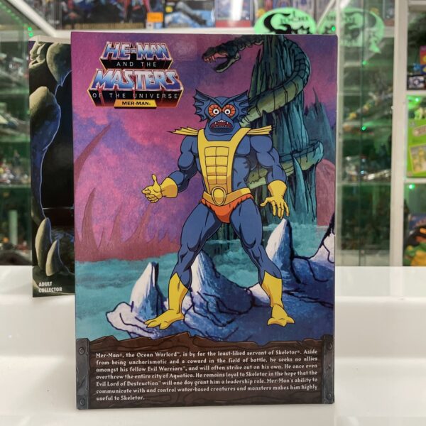 Mattel MER-MAN Filmation Super 7 MOTUC Masters of the Universe Classic NUOVO - immagine 6