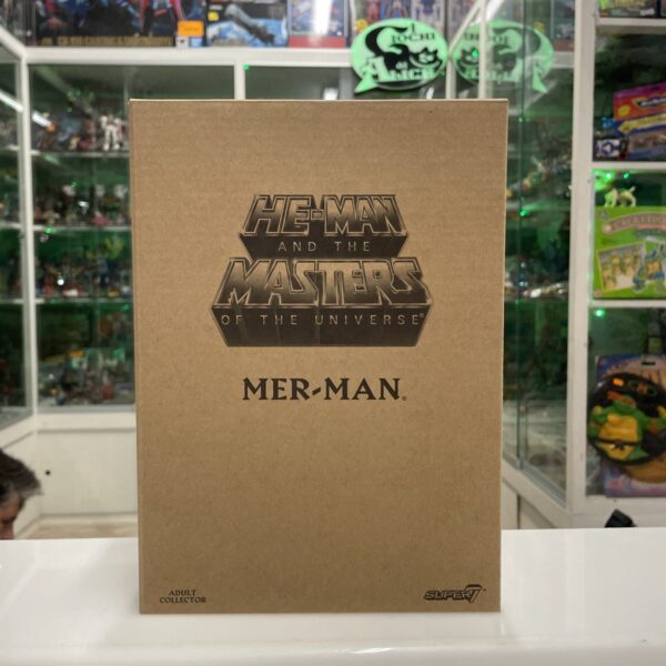 Mattel MER-MAN Filmation Super 7 MOTUC Masters of the Universe Classic NUOVO