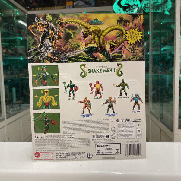Mattel  Masters Of The Universe Origins King Hiss SNAKE MAN MOTU - immagine 3