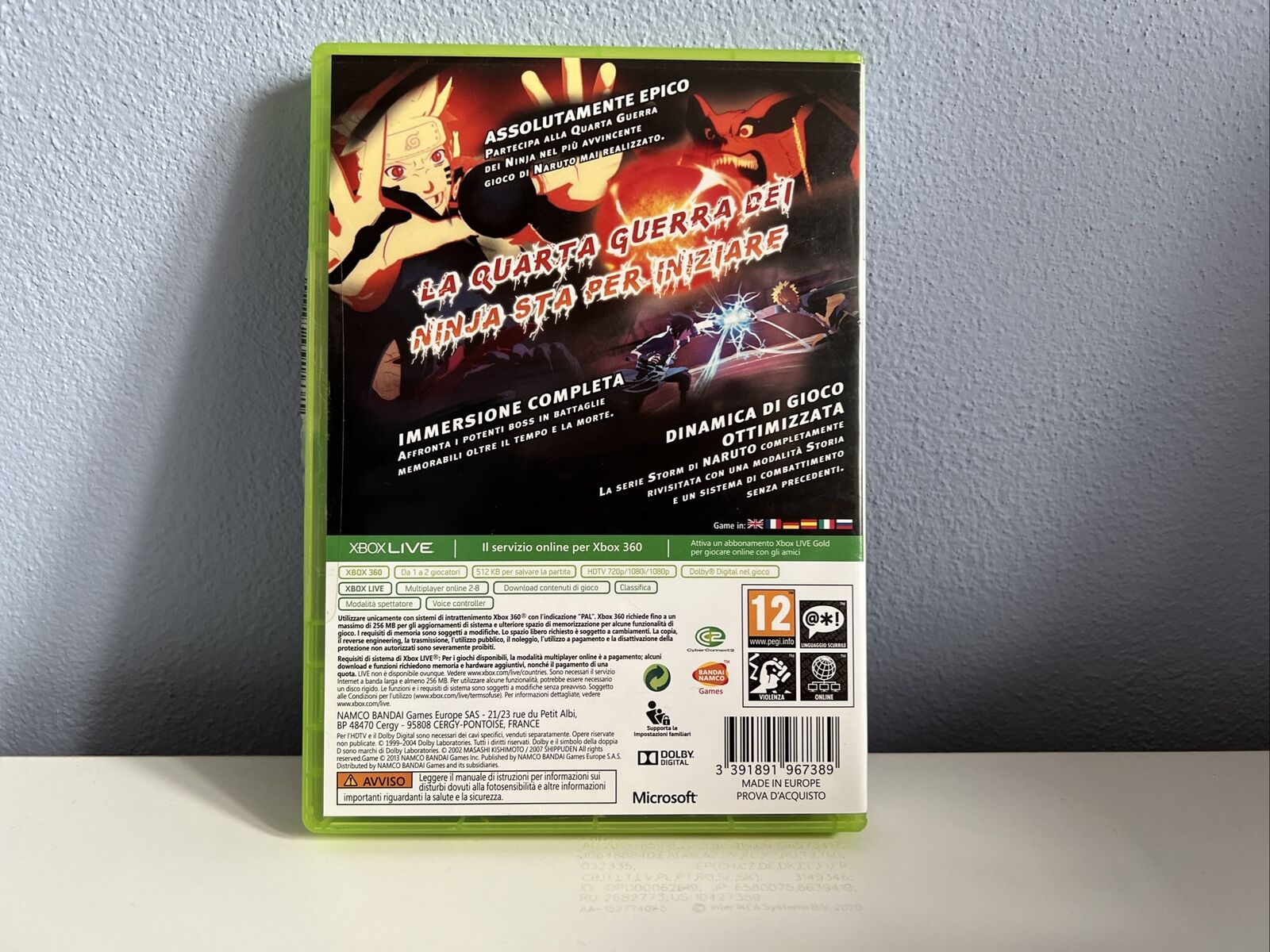 Microsoft-Xbox-360-Naruto-Shippuden-ultimate-ninja-storm-3-Pal-Ita-144287747595-3