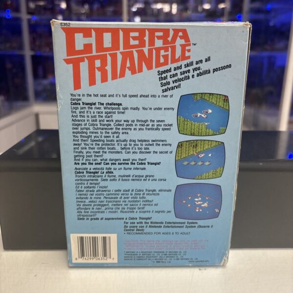 Nintendo NES COBRA TRIANGLE Mattel Nintendo PAL ita RARE - immagine 3