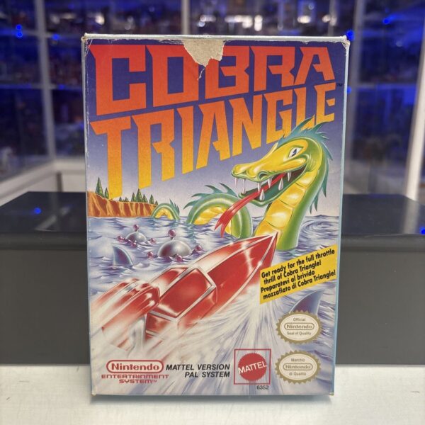 Nintendo NES COBRA TRIANGLE Mattel Nintendo PAL ita RARE