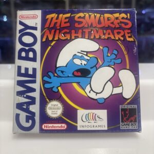 Nintendo THE SMURFS' NIGHTMARE Puffi Game Boy Pal ita RARE