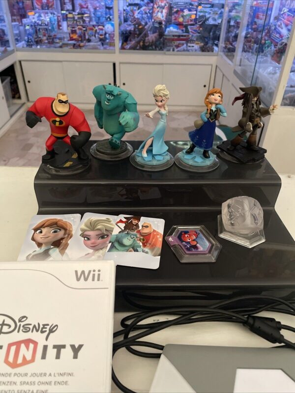 Nintendo wii Disney Infinity + Pedana + personaggi - immagine 5
