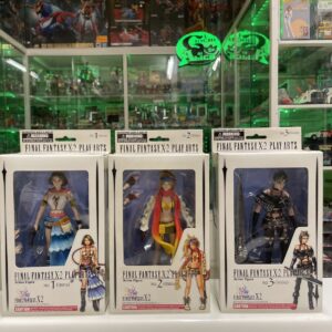 Play Arts - Final Fantasy X-2 Serie Completa Di 3 - Yuna / Rikku / Paine - Nuove
