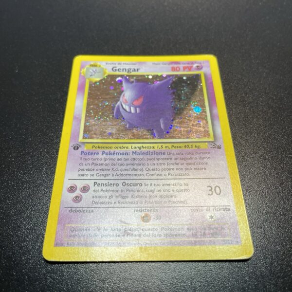 Pokemon Nintendo  Gengar 5/62 Fossil Prima Ed. Rara Holo ITA - VG - tcg - immagine 6