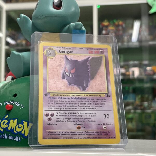 Pokemon Nintendo  Gengar 5/62 Fossil Prima Ed. Rara Holo ITA - VG - tcg