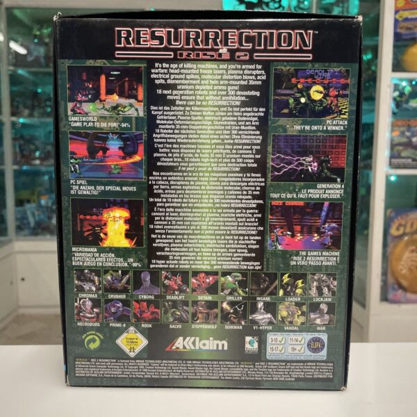 Retro PC RESURRECTION RISE 2 game BIG BOX ita Mirage Akklaim - immagine 3