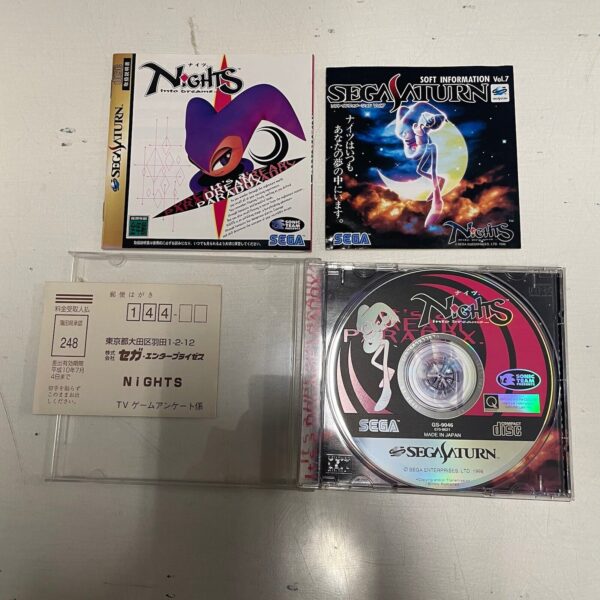 SEGA Saturn Nights Into Dreams Sega NTSC-J 9046 - immagine 6