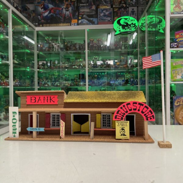 SOLDATINI Western Cowboy Fort Arkansas STARLUX la hotte au Jouets Vintage - immagine 5
