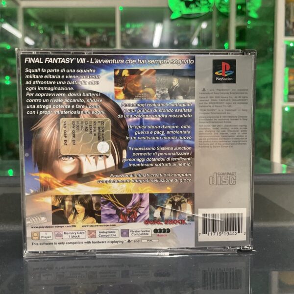 SONY Final Fantasy VIII 8 - PlayStation- PS1 - Platinum - Come NUOVO - immagine 3