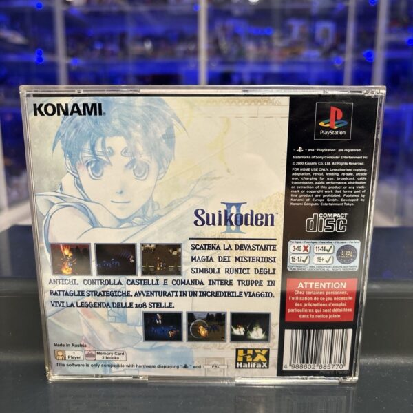 SONY PS1 Suikoden II 2 KONAMI Sony Playstation PAL ita ULTRA RARE - immagine 3