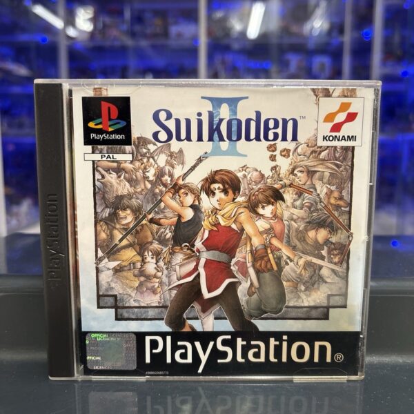 SONY PS1 Suikoden II 2 KONAMI Sony Playstation PAL ita ULTRA RARE