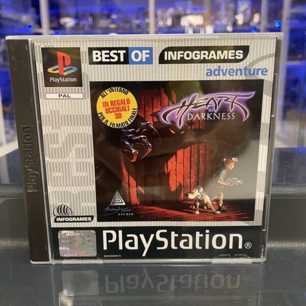 SONY Ps1 Heart of Darkness BEST OF Sony Playstation Pal COMPLETO!