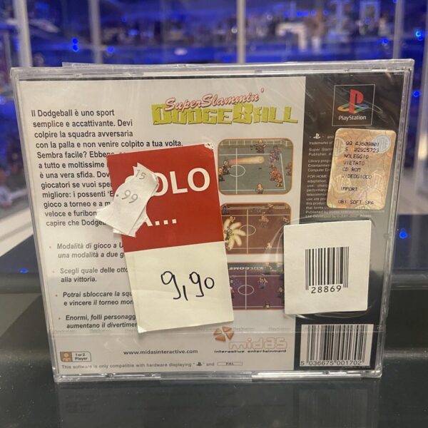 SONY Ps1 SuperSlammin DODGE BALL Sony Playstation Pal NUOVO SIGILLATO! - immagine 3