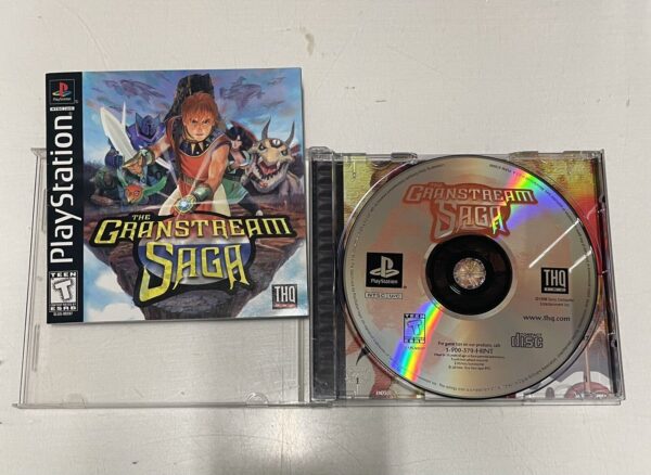 SONY Ps1 The Granstream Saga THQ Playstation Sony NTSC-us Slus-00597 - immagine 4