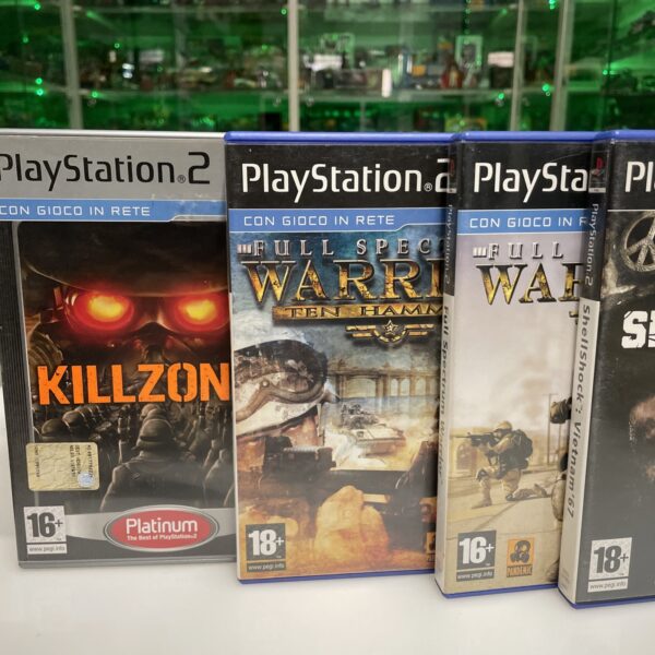 SONY Ps2 Lotto Giochi Di Guerra Full Spectrum / Shellshock Pal ita - immagine 3