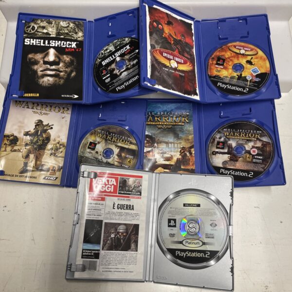 SONY Ps2 Lotto Giochi Di Guerra Full Spectrum / Shellshock Pal ita - immagine 5