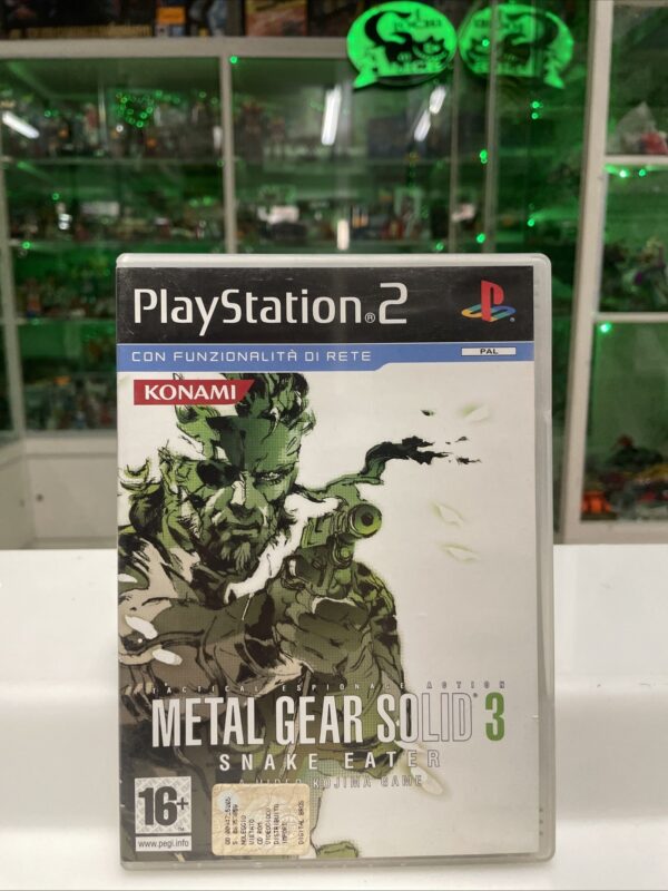 SONY Ps2 Playstation 2  Konami Metal Gear Solid 3 Pal Ita Completo