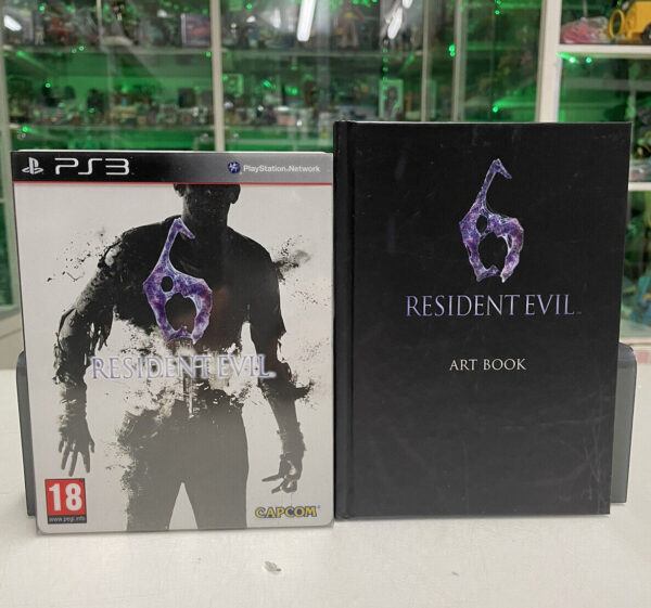 SONY Ps3 Playstation Resident Evil 6 Steelbook Pal ita + Artbook Limited -Bundle