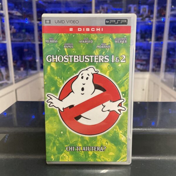 SONY psp UMD Video Ghostbusters 1 & 2 Cofanetto BOX ita RARO