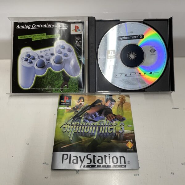 Sony PS1 Playstation 1 - SIFON FILTER 3 -  Platinum PAL ita - immagine 6