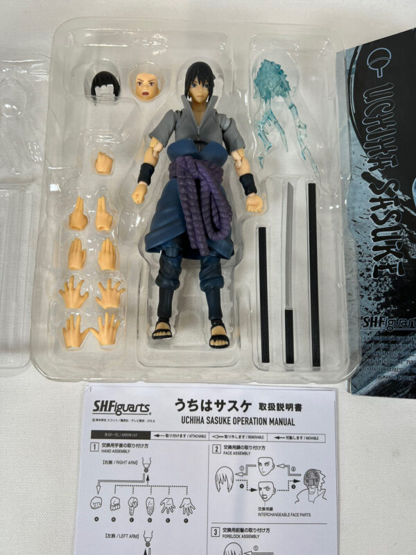 bandai sh figuarts Naruto Shippuden - Uchiha Sasuke - immagine 9