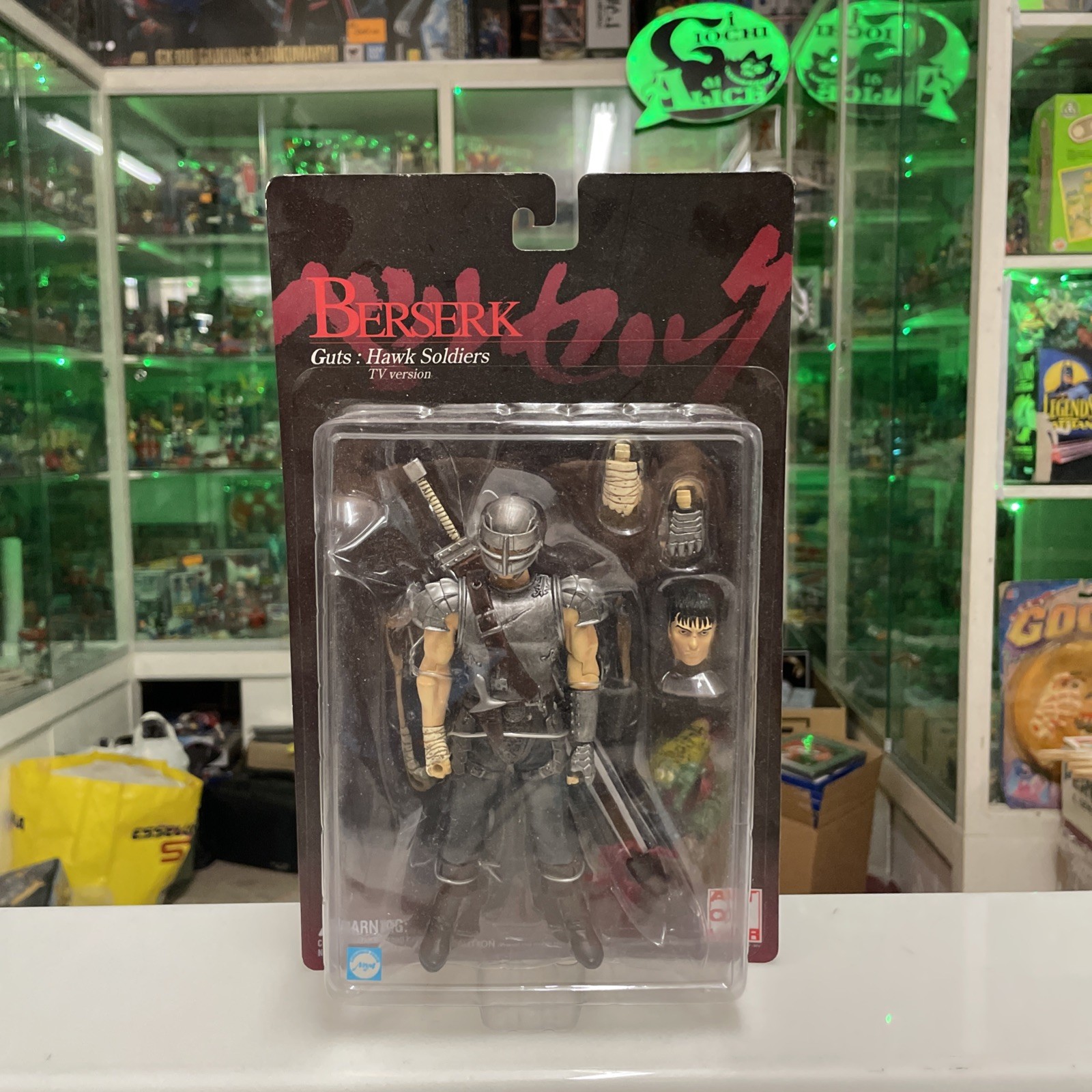 ART OF WAR Berserk - GUTS Hawk Soldier - Action Figure NUOVA 15 cm