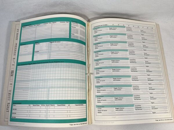 Advanced Dungeons & Dragons 2°Edizione - Schede del personaggio - immagine 5