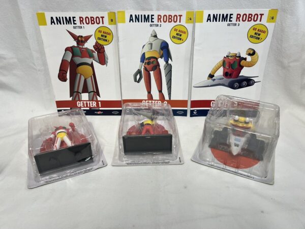 Anime Robot Collection  N.18 - 24 - 36. Trio Getter Completo Con Fascicoli - immagine 3