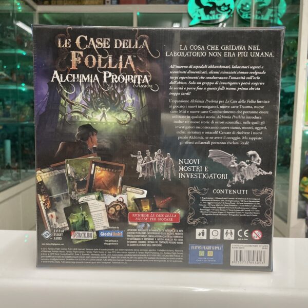 Asmodee LE CASE DELLA FOLLIA Alchimia Proibita  in italiano  - NUOVO Sigillato - immagine 3