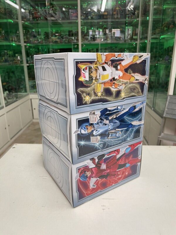 Bandai Saint Seiya Myth Cloth Sky - Marine - Land - Steel Cloth Revival SET 3 Pz - immagine 4