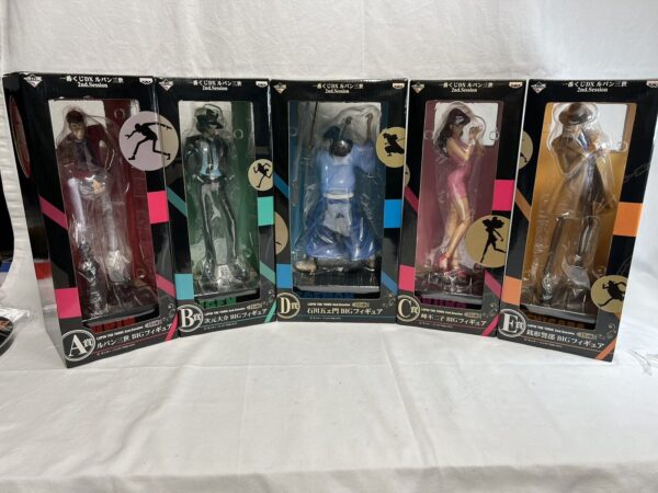 Banpresto Ichibankuji DX Lupin The Tuird 2nd Sessuon BiG Serie Completa Nuovi - immagine 3