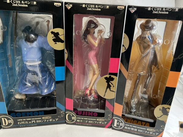 Banpresto Ichibankuji DX Lupin The Tuird 2nd Sessuon BiG Serie Completa Nuovi - immagine 6