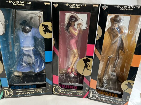 Banpresto Ichibankuji DX Lupin The Tuird 2nd Sessuon BiG Serie Completa Nuovi - immagine 7
