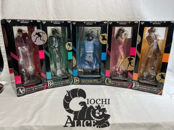 Banpresto Ichibankuji DX Lupin The Tuird 2nd Sessuon BiG Serie Completa Nuovi