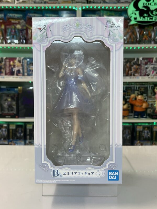 Banpresto Re:Zero Ichiban Kuji Emilia Figure Dreaming Future Story Dress Prize B - immagine 3