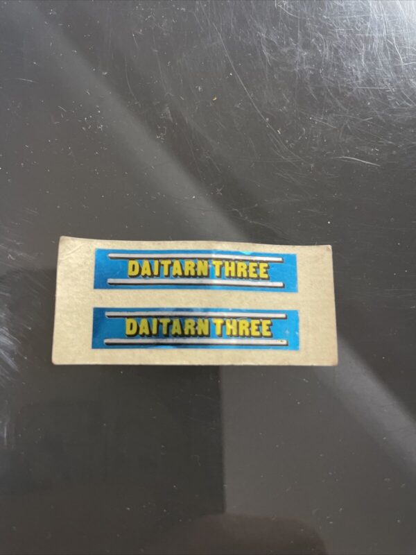 CLOVER  DAITARN III PUSH Adesivi Originale Vintage DAITAN JAPAN