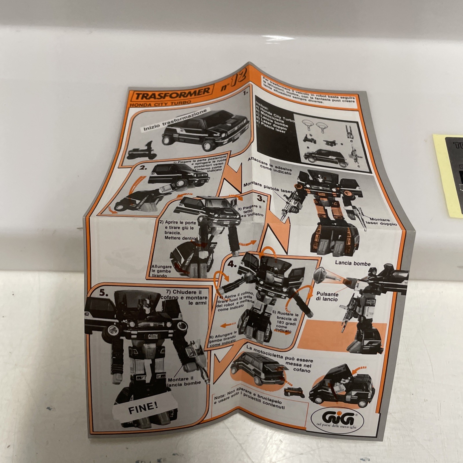 DIACLONE Transformers - Honda City Turbo - Autobot Takara GIG NUOVA !!! - immagine 10