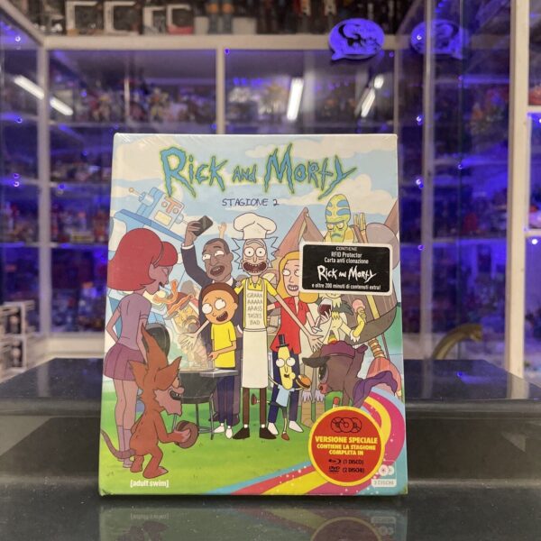 DVD RICK & MORTY STAG 2 MEDIABOOK COLLECTION EAGLE COMBO NUOVO