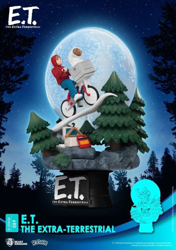 E.T. Extra Terrestrial Figure D-Stage PVC Diorama Movie 15 Cm Beast Kingdom - immagine 6