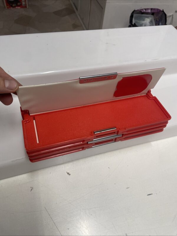 FLOMO VINTAGE 1980 Pencil Case Astuccio Rigido magnetico LOVELY ROLA Rotary Lock - immagine 13