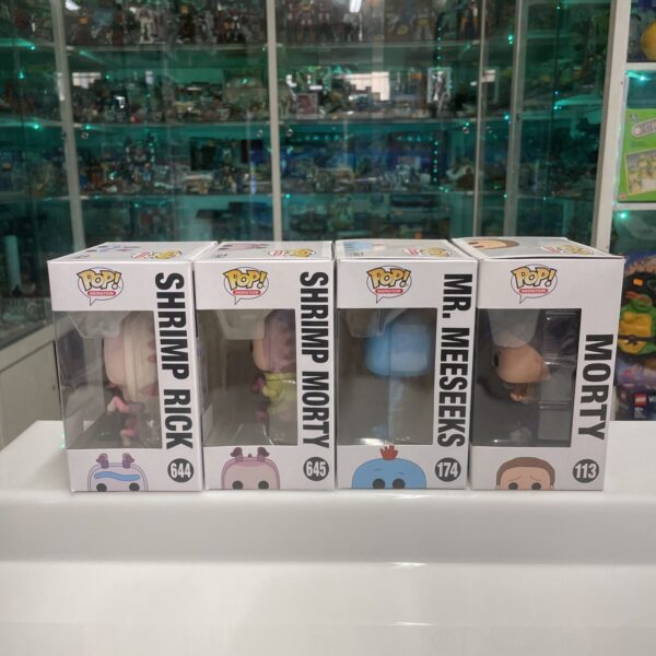 FUNKO POP - Animation - Rick and Morty Lotto Shrimp + Mr.Meeseeks + - immagine 6