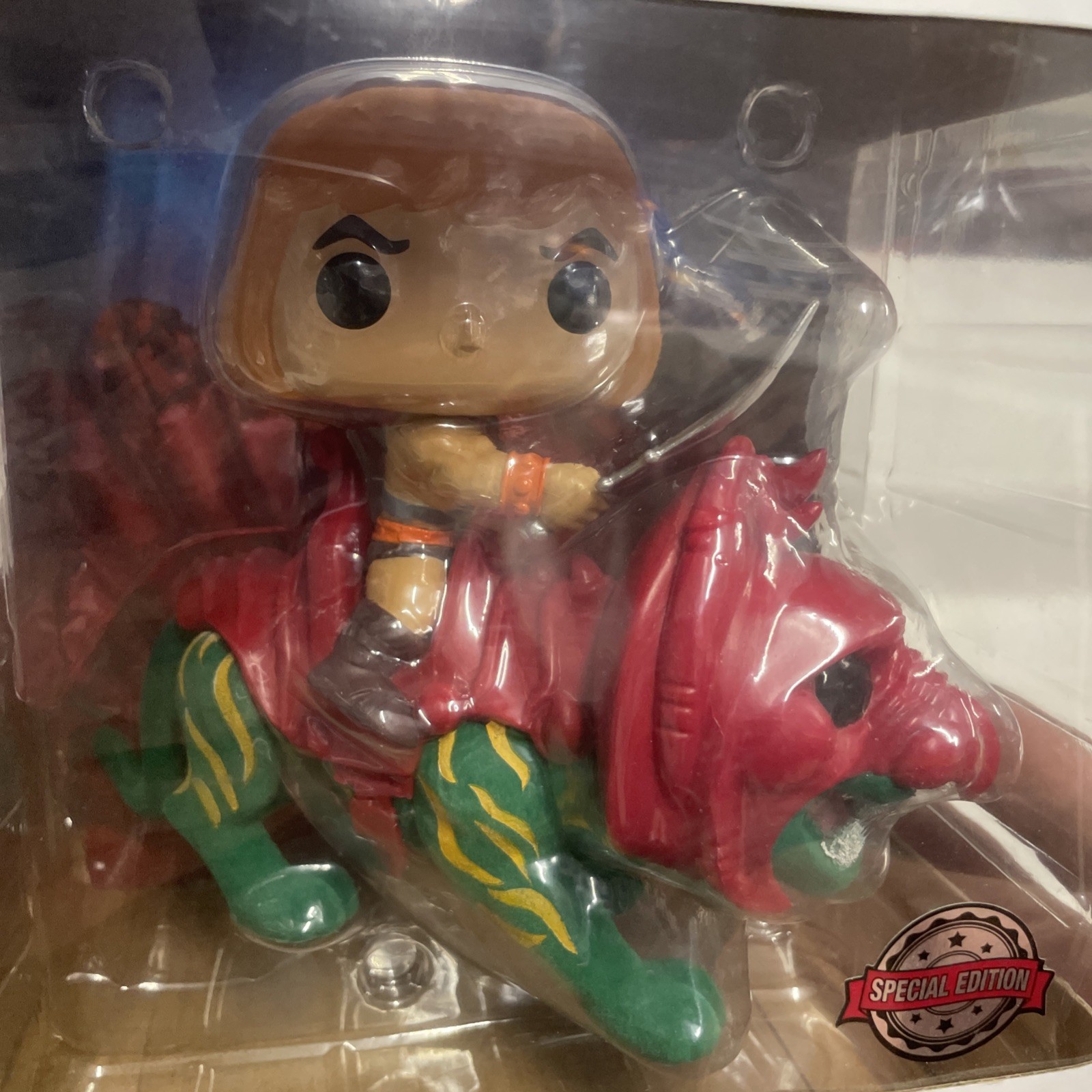 FUNKO POP Masters Of The Universe - 84 He-Man on Battle Cat - special edition - immagine 6