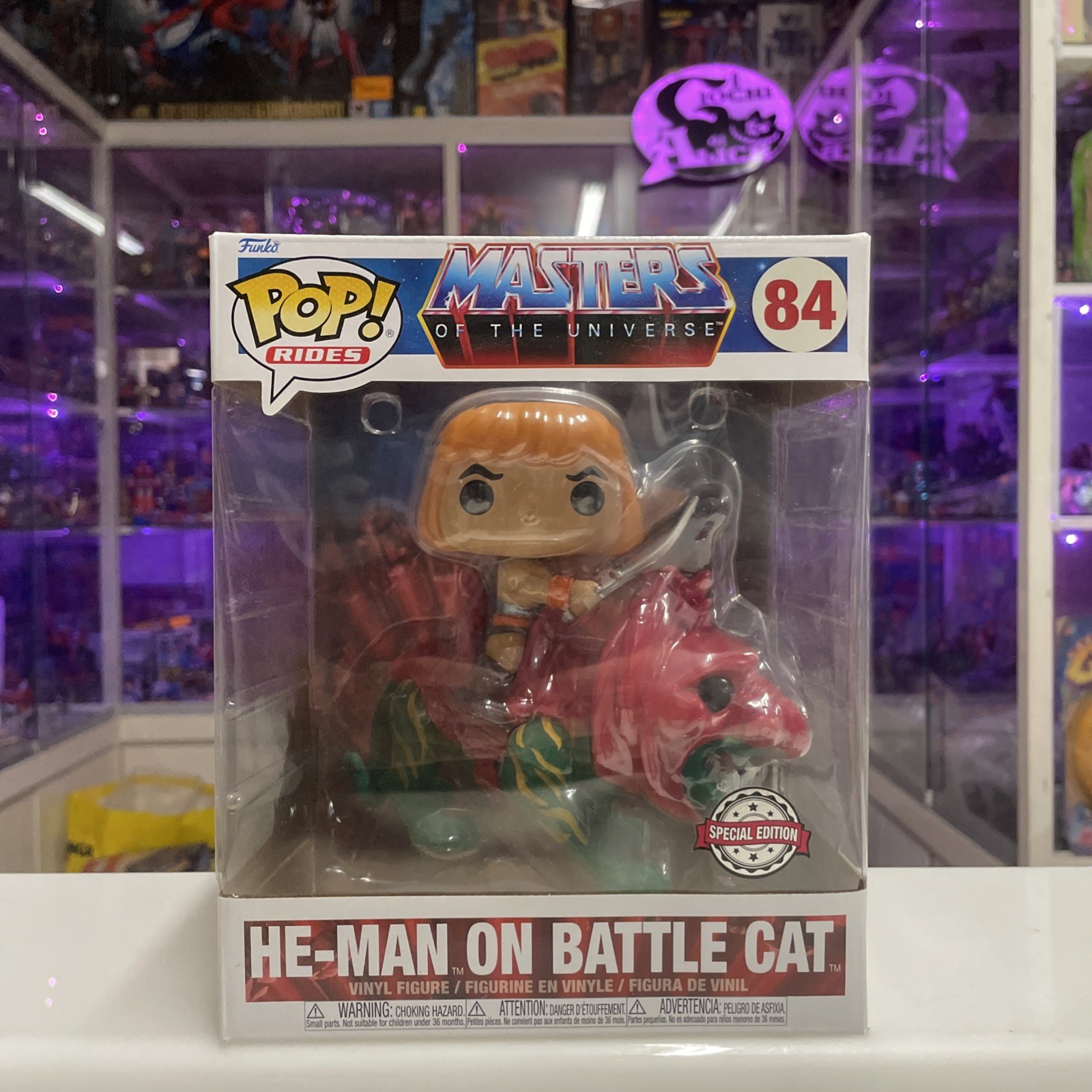 FUNKO POP Masters Of The Universe - 84 He-Man on Battle Cat - special edition