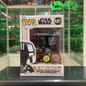 FUNKO POP - Movies - The Mandolarian Limited Glow in the dark #  491