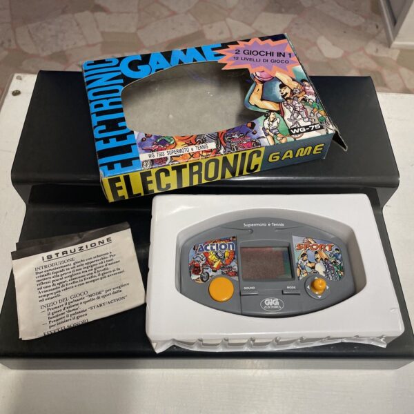 GIG - Electronic Game - HandHeld WG-75 WG 7501 Supermoto  Tennis Action Sport - immagine 5