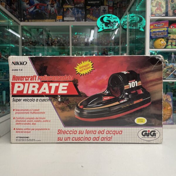 GIG NIKKO Hovercraft Radiocomandato PIRATE Come NUOVA!!
